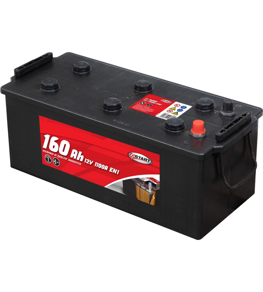 Batteria per autocarro e trattori 160 ah 12v 950a polo positivo sinistro